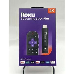 Roku Streaming Stick+ 4K HDR Media Player with Voice Remote – Brand New Sealed